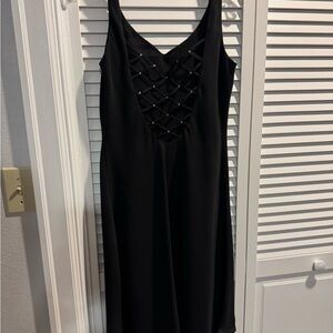 Elegant Black Sleeveless Dress
